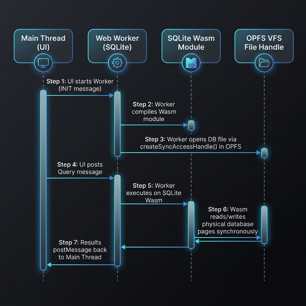 SQLite Browser Database Architecture